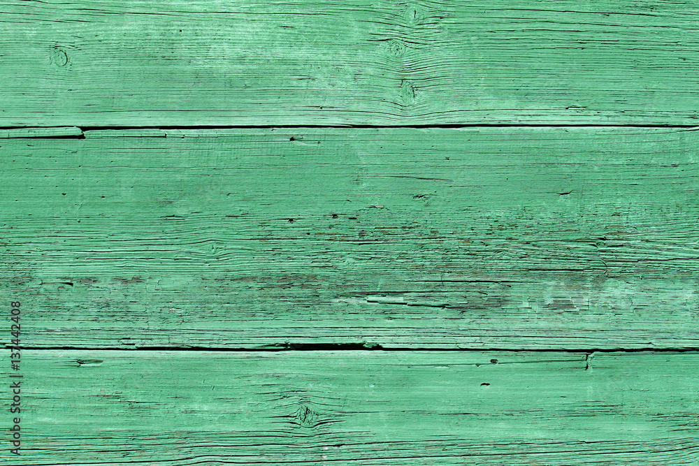 Naklejka premium old green wood texture
