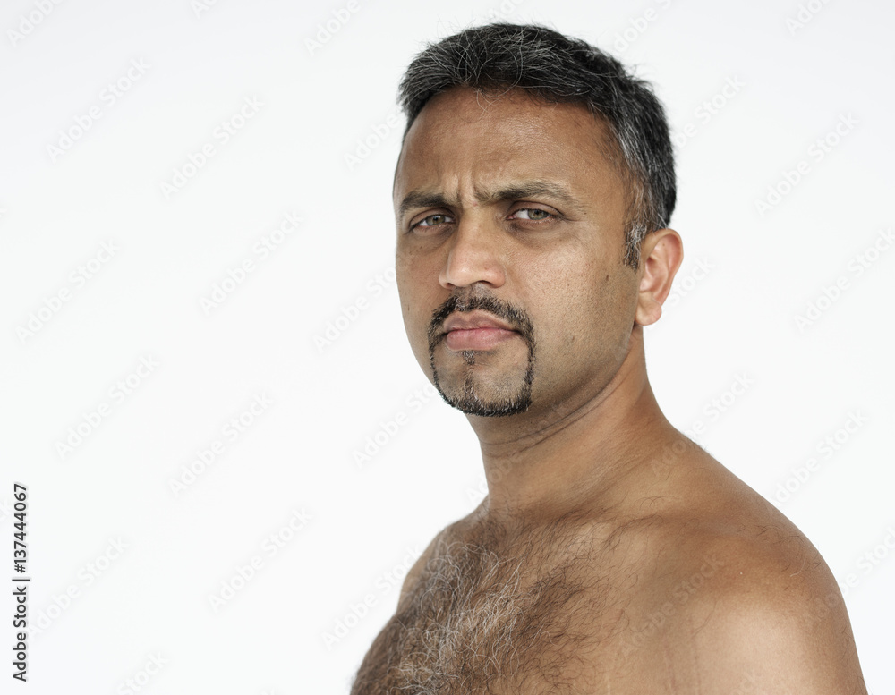 Obraz premium Male man Portrait Studio Ethnicity