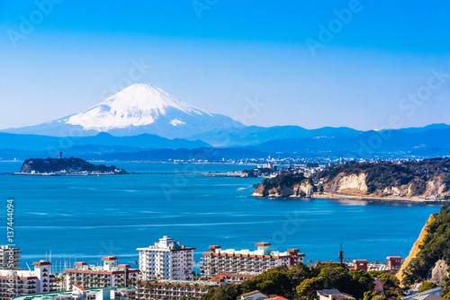 富士山と湘南海岸