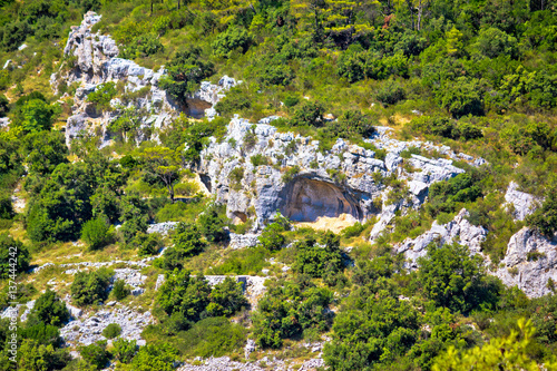 Tito's cave on Vis island photo