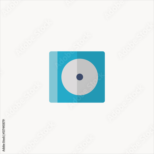 Free Download compact disc icon flat design - GFXLoad