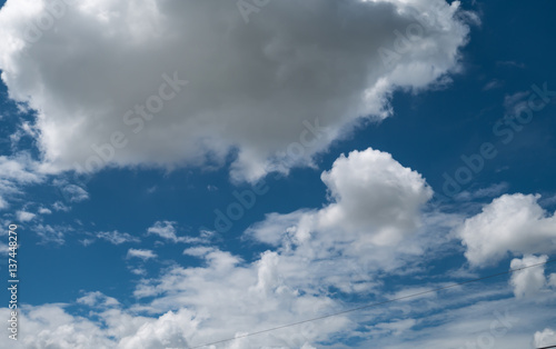 Sky and White cloud