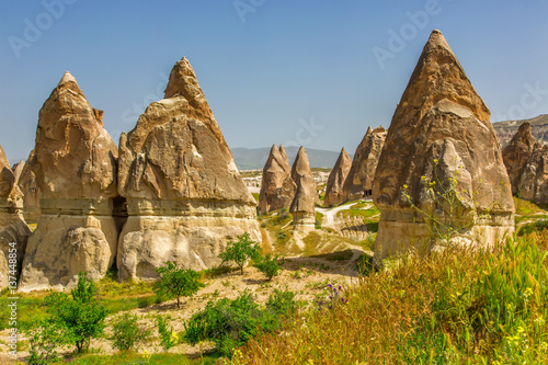 rock of an unusual form in Cappadocia, Turkey