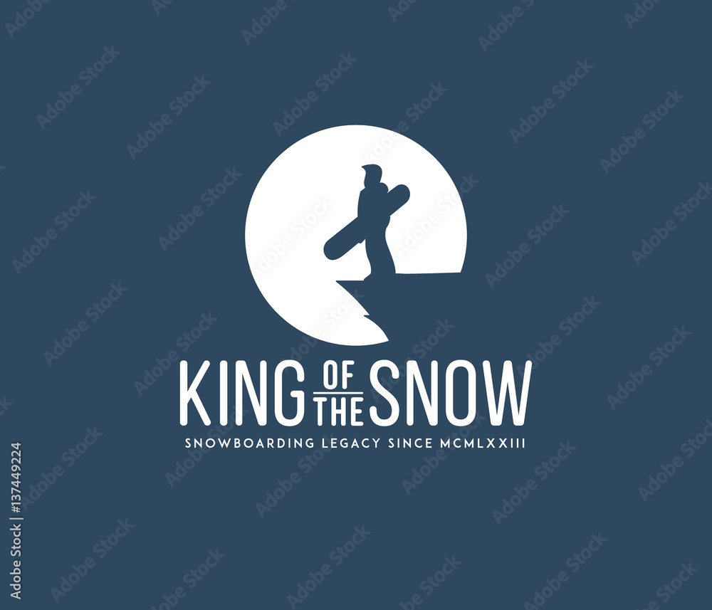 King of the snow white badge King of the snow white badge