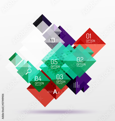 Free Download Vector square abstract background - GFXLoad