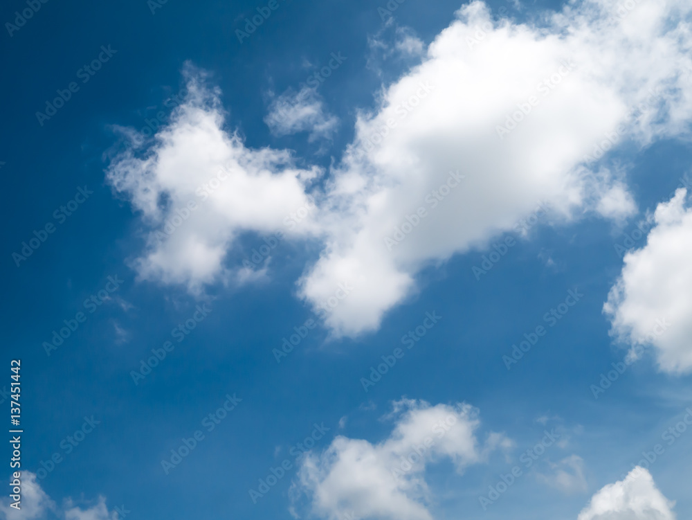 Obraz premium Sky and White cloud