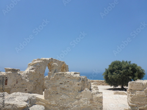 Ancient ruins in Kourion, Cyprus