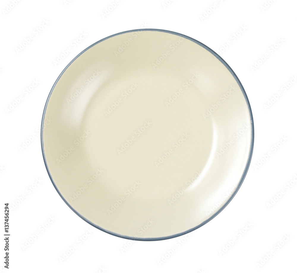 dinner plate with blue edge dinner plate with blue edge