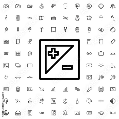 light exposure icon illustration