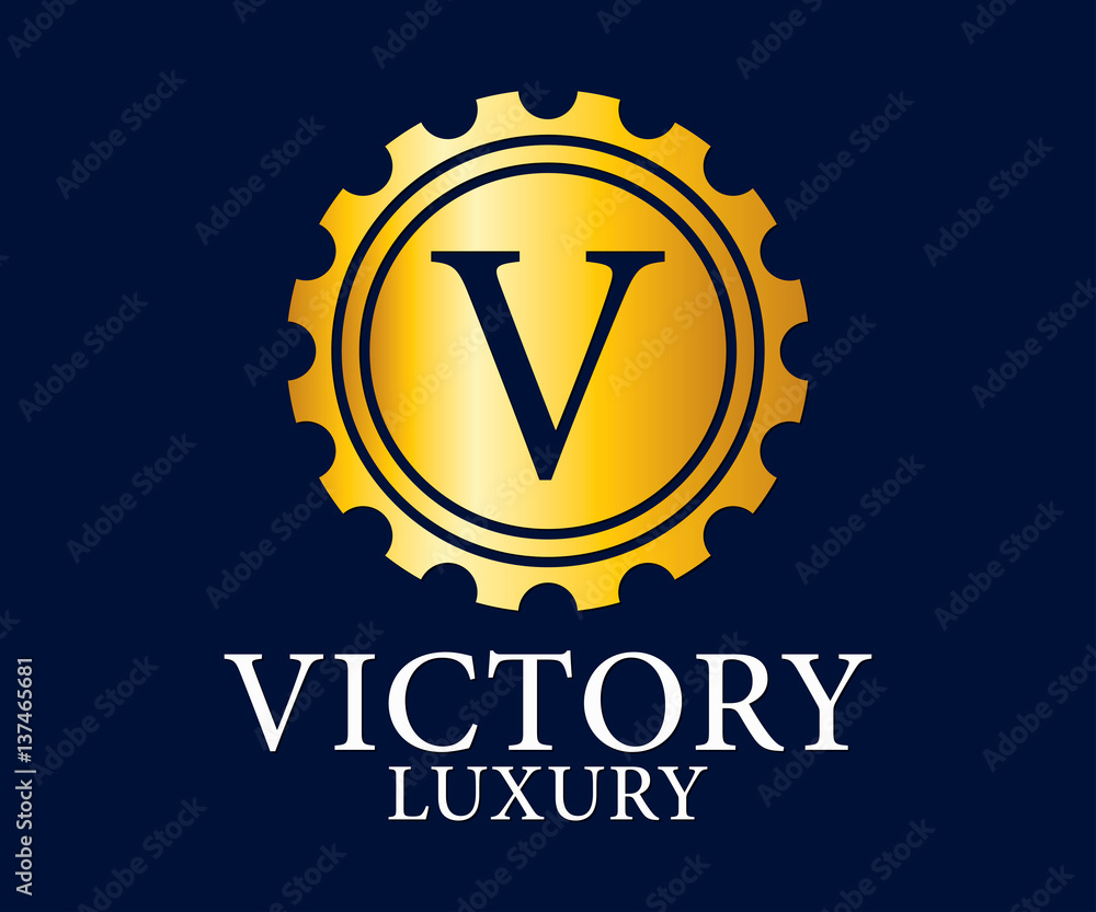 Naklejka premium Luxury, Royal and Elegant Logo Vector Design, Beautiful Template Eps 10