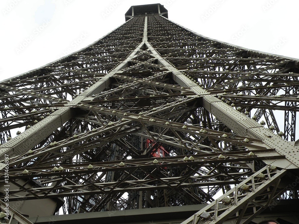 Parigi - struttura della Torre Eiffel