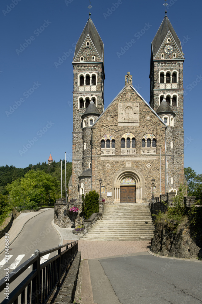 de parochiekerk van Clervaux