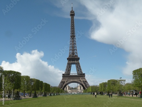 Parigi - Torre Eiffel dal Campo di Marte