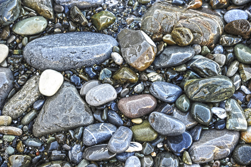 Пляжные камни.