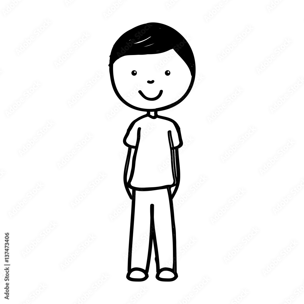young man avatar character vector illustration design young man avatar character vector illustration design
