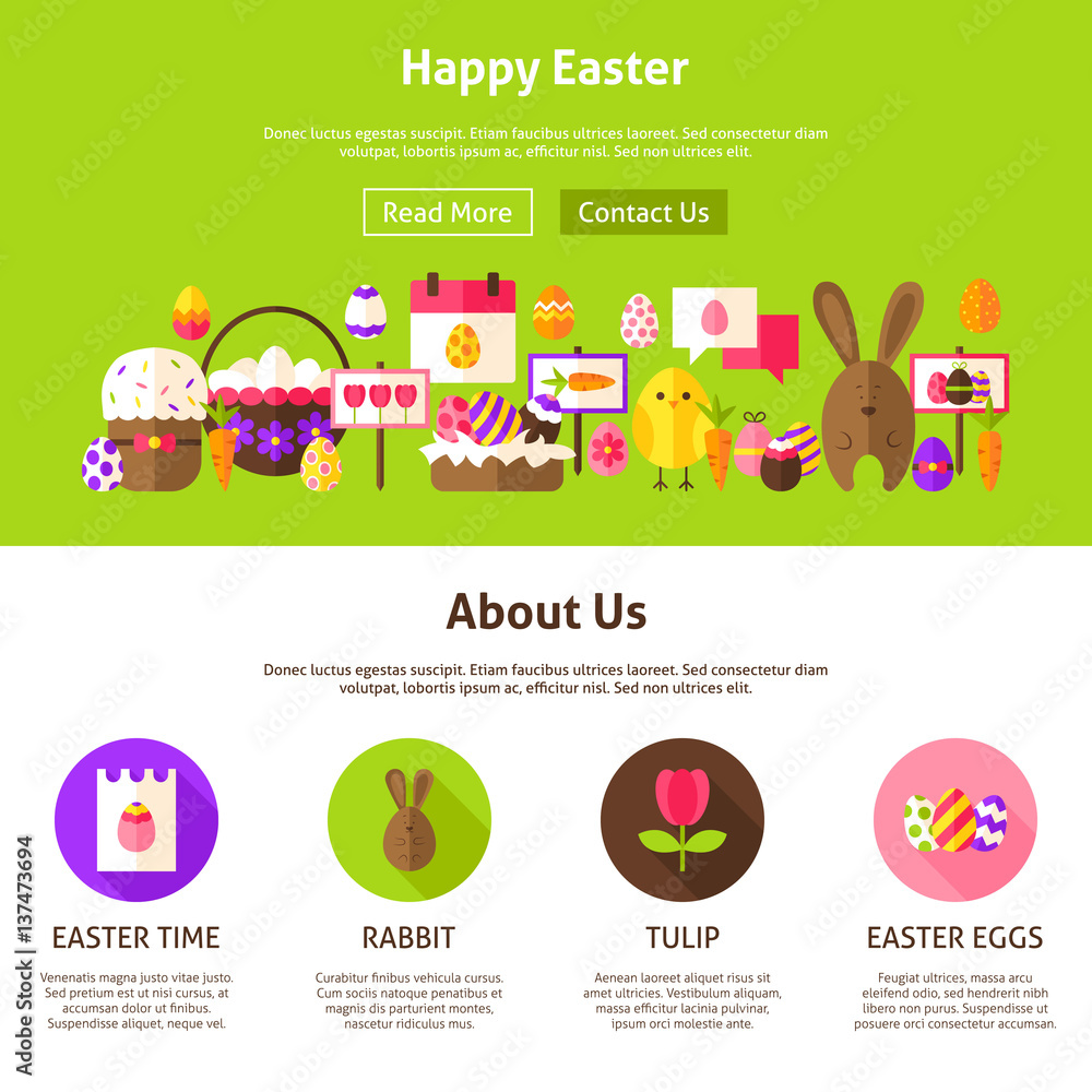 Happy Easter Website Design Happy Easter Website Design