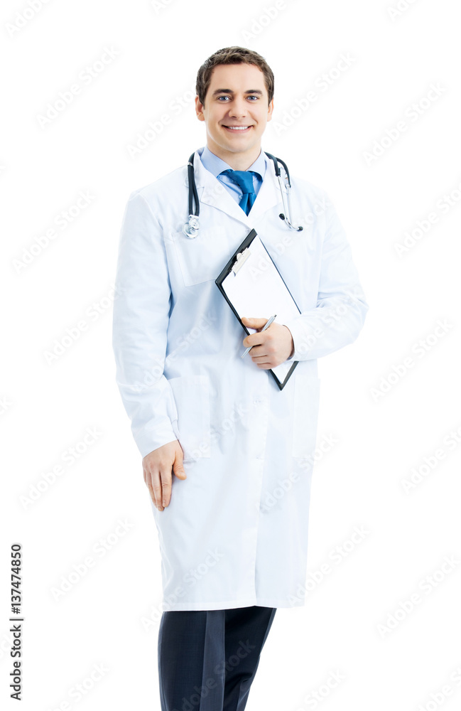 portrait of happy smiling doctor