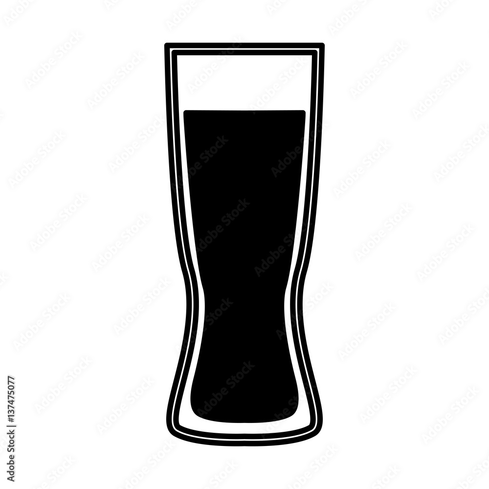beer glass isolated icon vector illustration design beer glass isolated icon vector illustration design