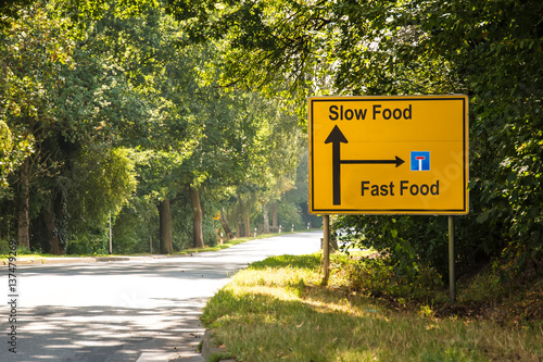 Schild 182 - Slow Food