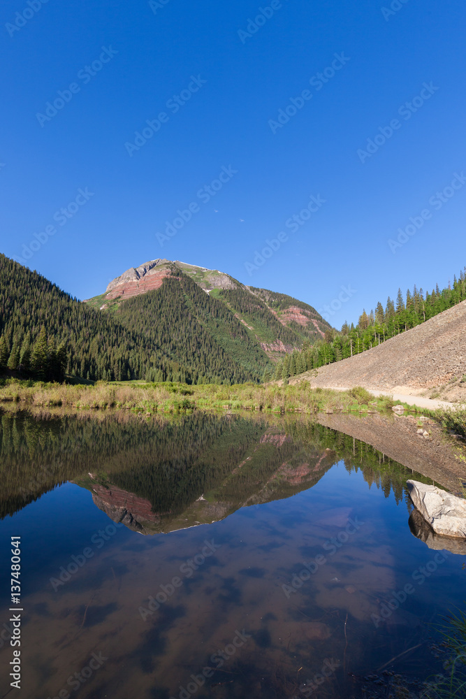 Scenic Mountain Reflection Scenic Mountain Reflection