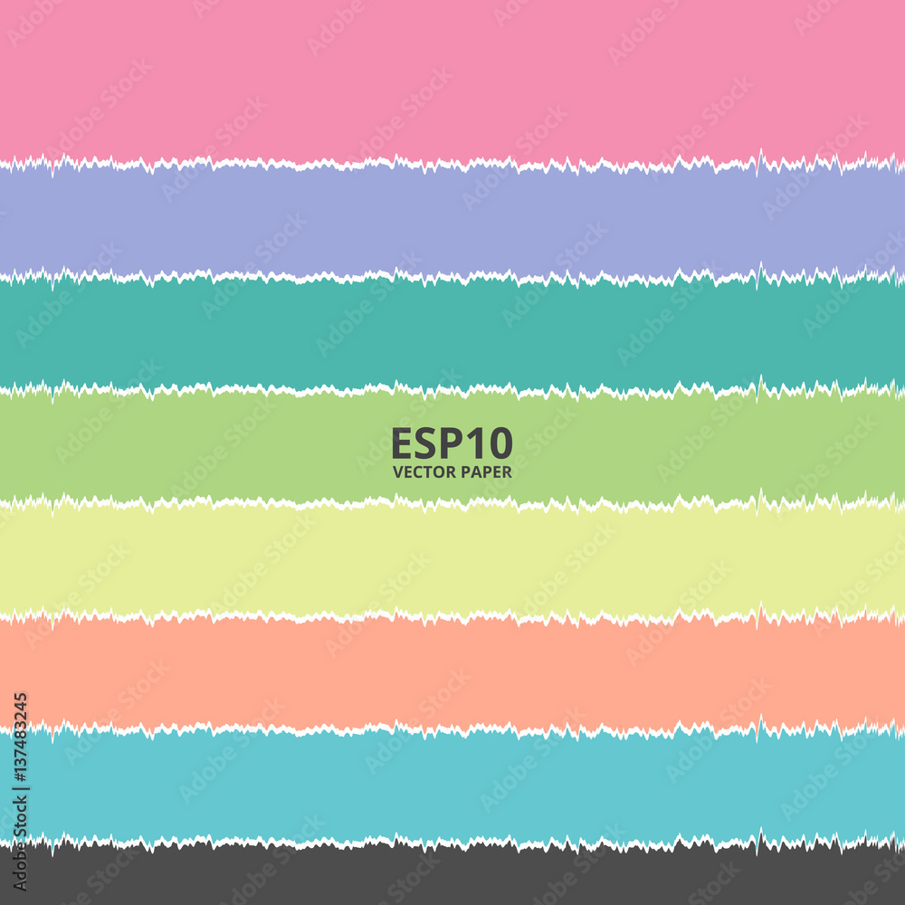 Torn paper. Vector illustration.