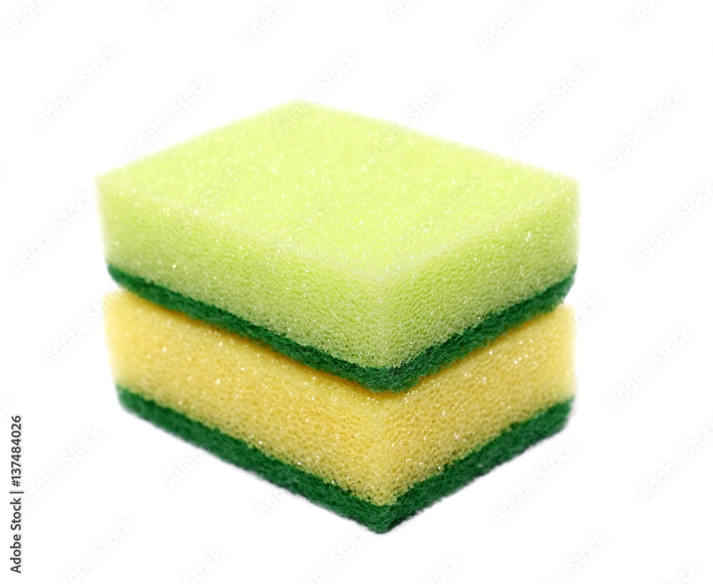 Sponge isolated on white background