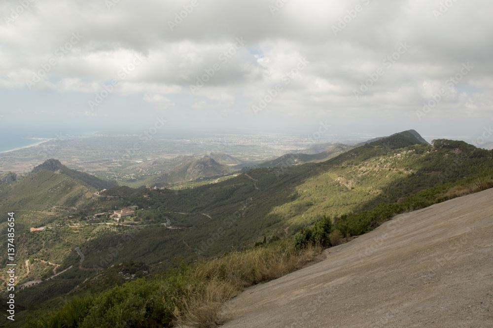 Fototapeta premium Natural park of the desert of the palms in Castellon