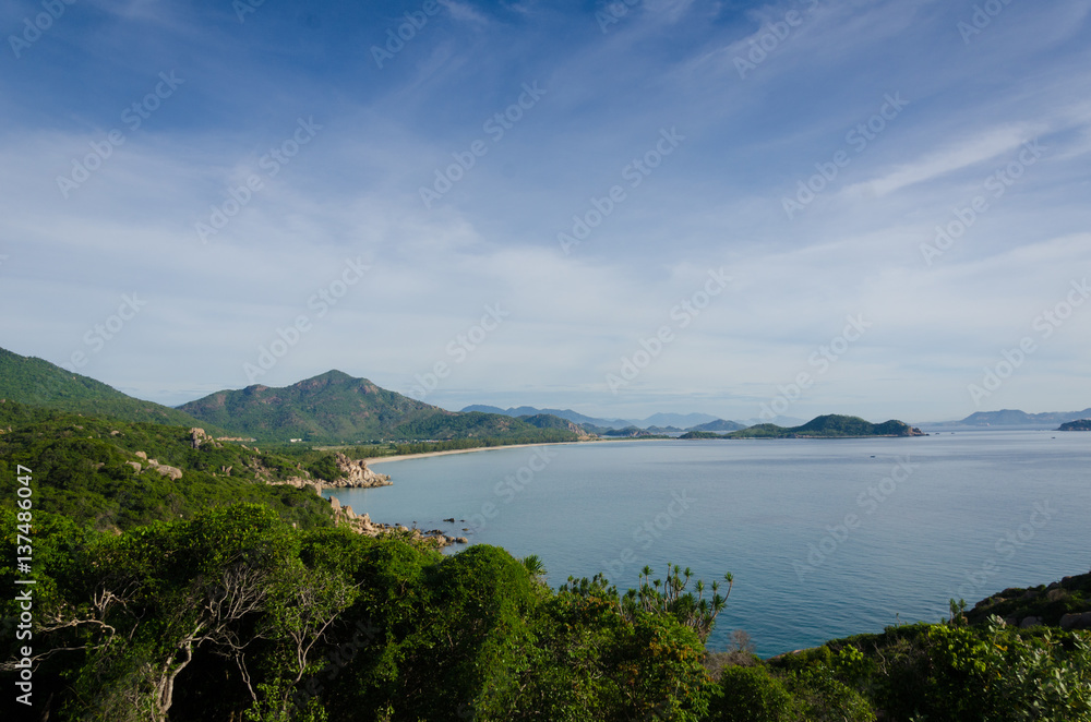 Binh Tien beach - one of the most beautiful beach at Cam Ranh bay Binh Tien beach - one of the most beautiful beach at Cam Ranh bay