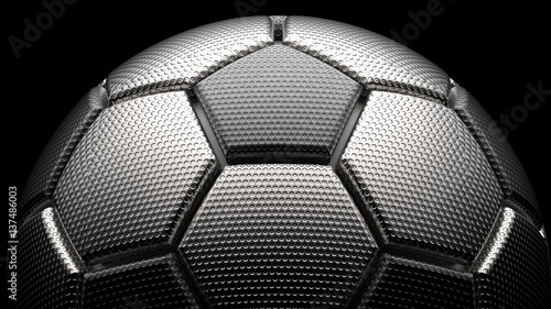 Soccer ball. 3D illustration. 3D CG. High resolution.