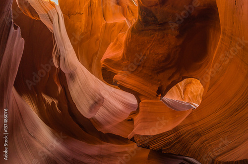 In the Lower Antelope Canyon, Navajo Reservation, near Page,Arizona,Usa