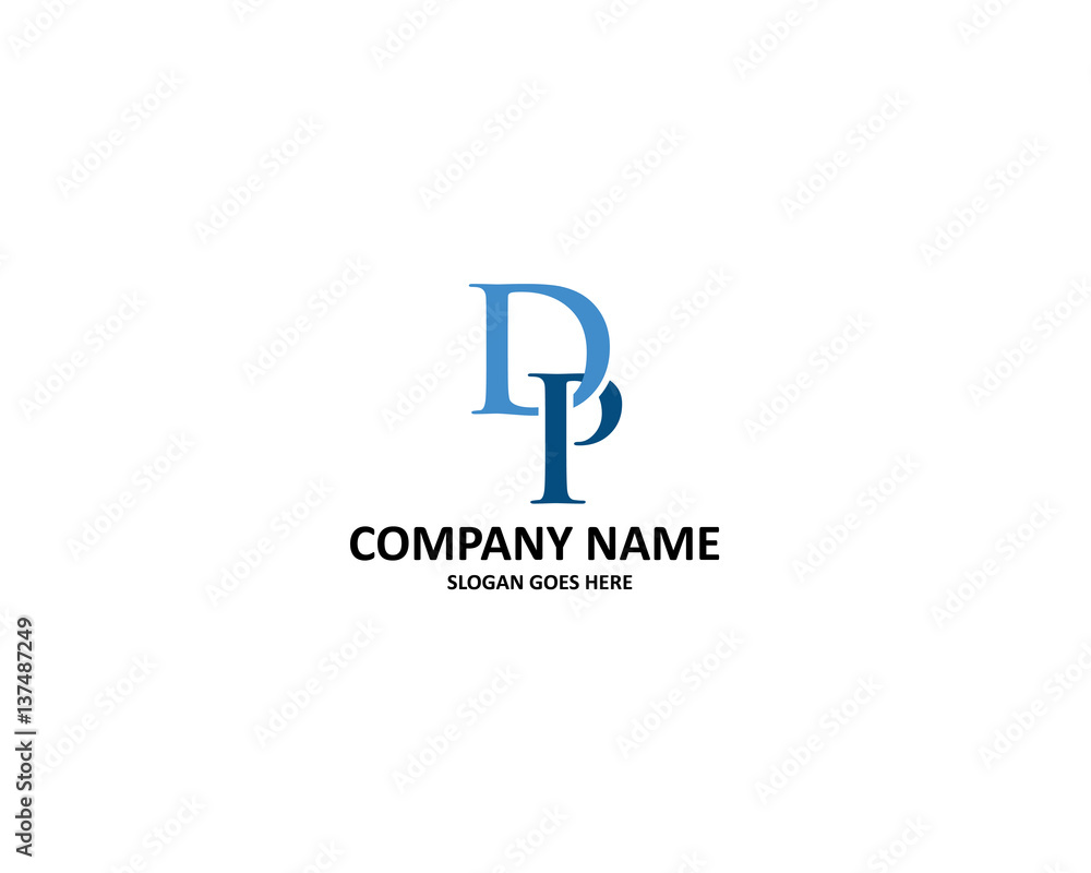 Obraz premium DP Letter Logo