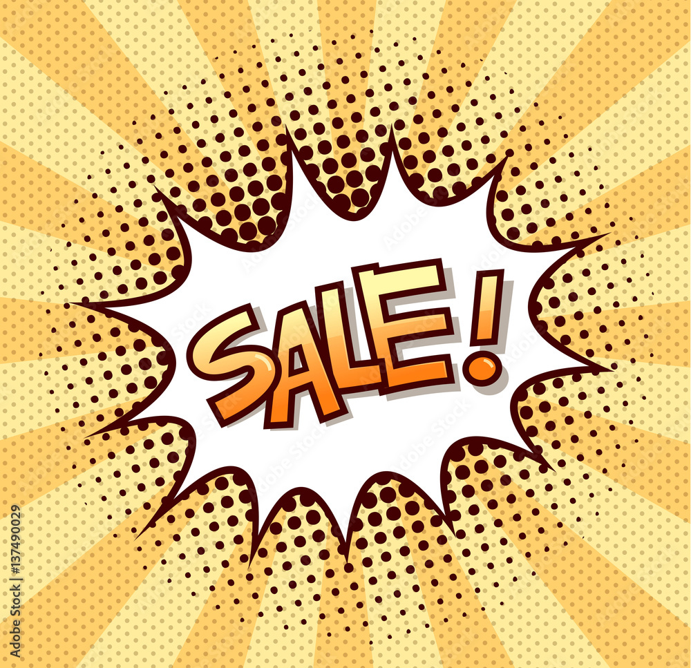 Naklejka premium exploding sale