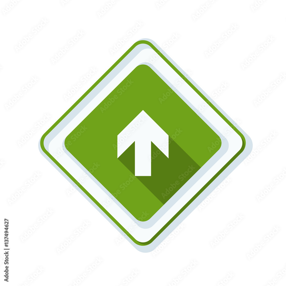 Ahead Up Arrow sign illustration Ahead Up Arrow sign illustration