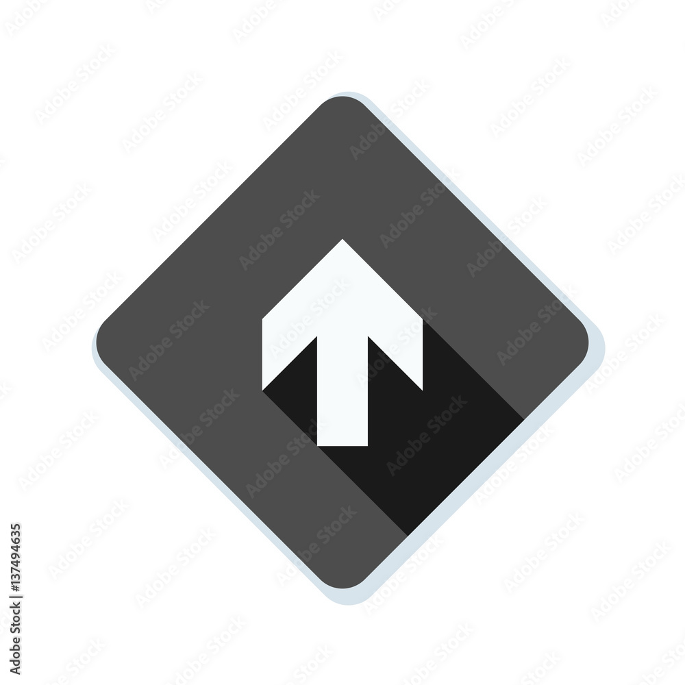 Ahead Up Arrow sign illustration Ahead Up Arrow sign illustration