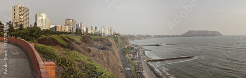shot of Lima city photo