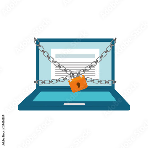 Security system technology icon vector illustration graphic design