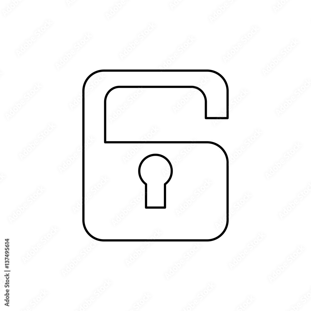 Padlock security symbol icon vector illustration graphic design Padlock security symbol icon vector illustration graphic design