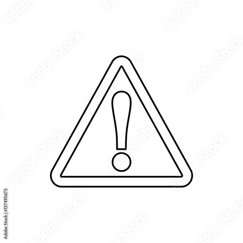 Attention waning message modem icon vestor ilustration