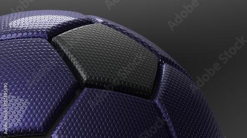 Soccer ball. 3D illustration. 3D CG. High resolution.