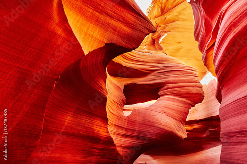 Lower Antelope Canyon in the Navajo Reservation near Page, Arizona, USA