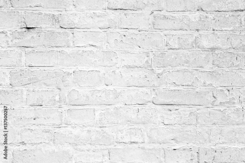 Fototapeta premium Brick texture with scratches and cracks