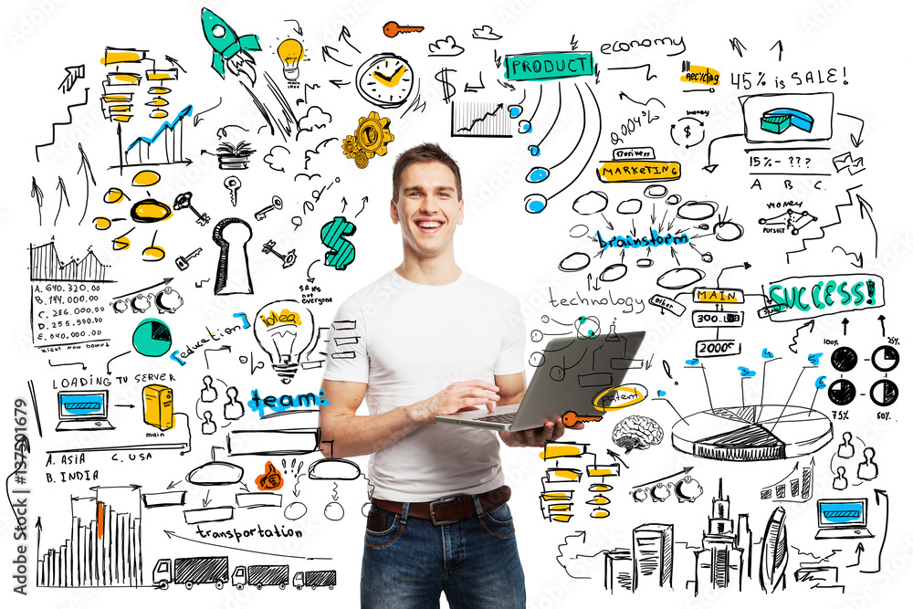 Business technologies concept Business technologies concept