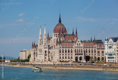 building of the Parliament in Budapest, Hungar