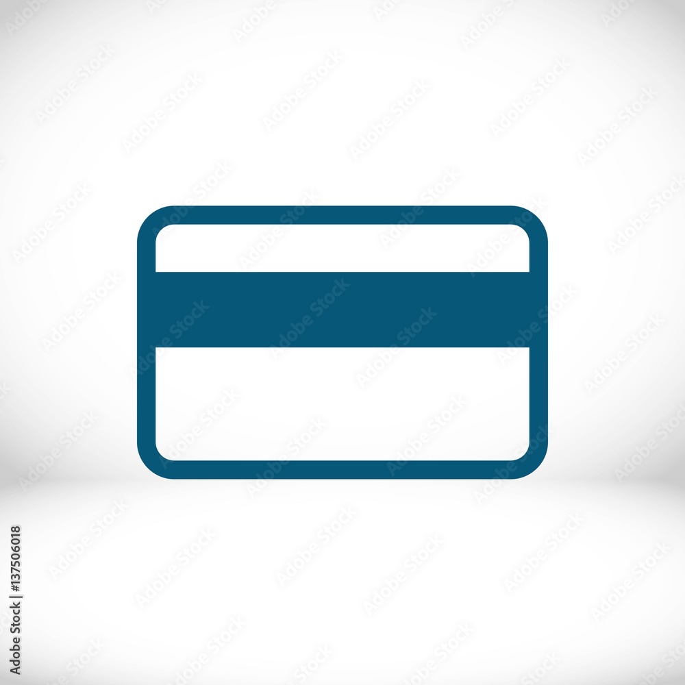 card credit icon stock vector illustration flat design card credit icon stock vector illustration flat design