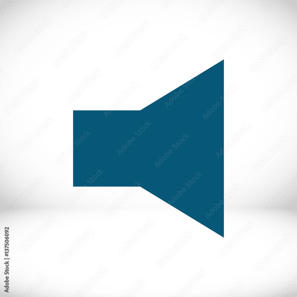 volume icon stock vector illustration flat design volume icon stock vector illustration flat design