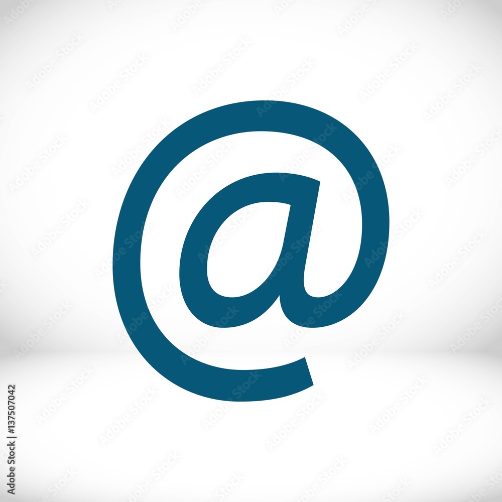 email icon stock vector illustration flat design email icon stock vector illustration flat design