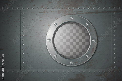 Submarine Side Porthole Illustration 
