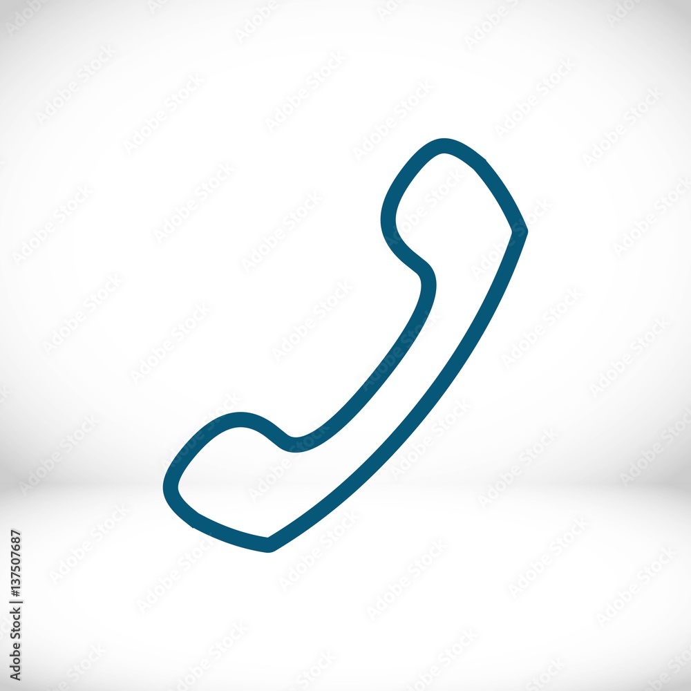 phone icon stock vector illustration flat design phone icon stock vector illustration flat design