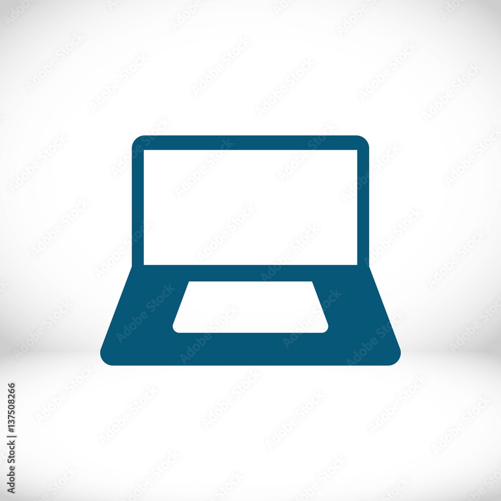 laptop icon stock vector illustration flat design laptop icon stock vector illustration flat design
