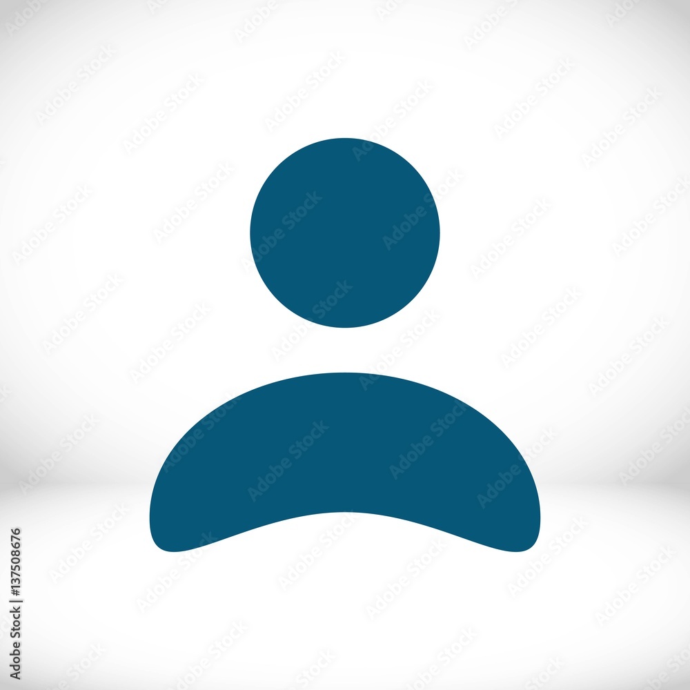 Man icon stock vector illustration flat design Man icon stock vector illustration flat design